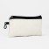 School backpack from textiles with a zipper, 3 pockets, wallet, white color