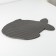 Rug for a bowl and a tray "Fish", gray, 42x32 cm