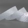 Decorative tape "Squares", 25 mm × 9.1 ± 0.5 m, white color