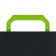 A4 portfolio folder, 700 μm, 1 department, calligrata, black with Salatov