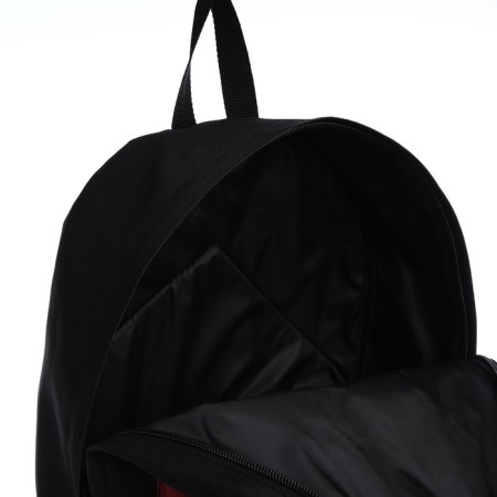 School Youth Backpack "Anime", 33x13x37, Lightning Department, N/Pocket, Black, Red-5