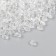 Beads for creativity plastic "Balls Transparent with faces" set of 20 g 0.5x0.5x0.5 cm