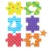 Soft puzzles for the bathtub “Colors and shapes” according to the Segen method, 6 puzzles, crumb me