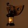 Sconces "castle" E27 40W black 30x23x36 cm
