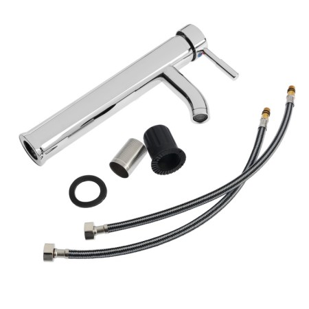 Zein ZC2046 sink mixer, 35 mm ceramics cartridge, tall, chrome-10