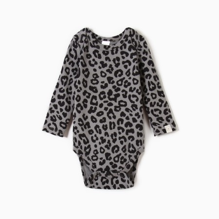 Body with DL. Sleeve Baby I Trendy Grey, height 62-68 cm