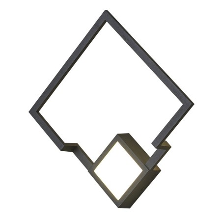 Wall lamp Mantra Boutique, Led, 1150lm, 3000k, 260x75x260 mm, black color black