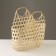 Wicker basket, 30x14x18/30 cm, bamboo
