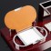 Table set 4V1 with a business card holder, red tree
