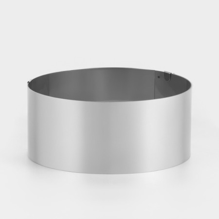 Form for baking and layout with the adjustment of the size "Circle", H-8.5 cm, D-20-38 cm-3