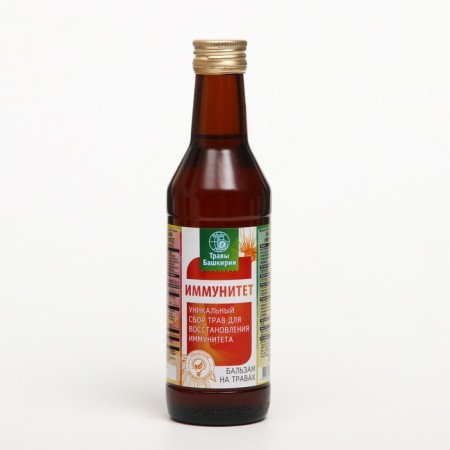 Syrup on vegetable raw materials "Balm Immunity with vitamin C" with honey, 240 ml-1
