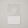 Hook-lover self-adhesive 2.5 × 4 cm (set1000 pcs.), The color is transparent