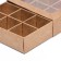 Box for sweets 12 pieces, 11.5 x 8.7 x 2.5 thin separators, craft