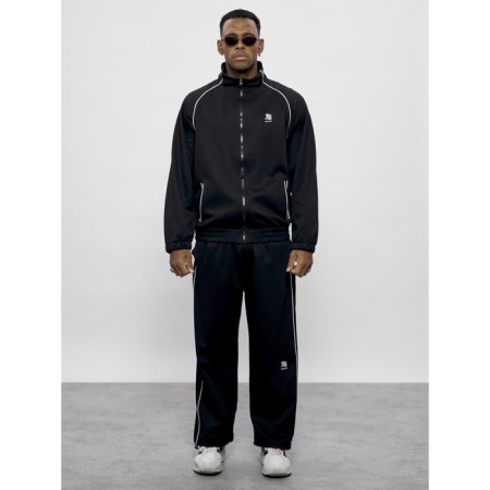 Sports suit men's, size 56, black color-4