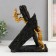 Souvenir Polystone "Scalolas" gold 22.7x8.8x26.2 cm