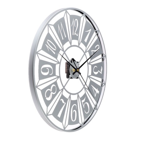 Watch wall interior "accordion", smooth move, d-40 cm, white-1