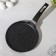 Pancake pan “granite Star”, d = 22 cm, plastic handle, anti -stick coating, black color