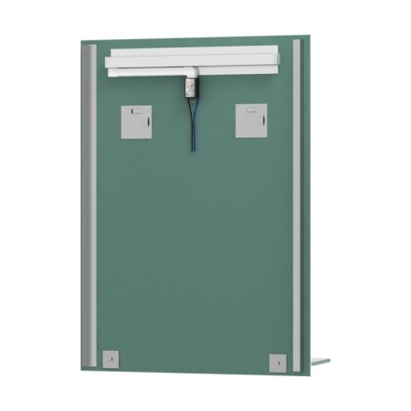 EvoForm mirror, with a shelf, built-in LED light, 3.5 watts, 55 cm, 55x75 cm-2