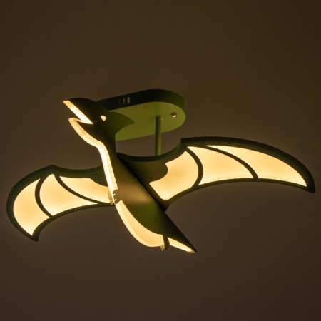 Chandelier "Dinosaur" LED 128W 3000-6000K green 66x66x17 cm Bayerlux-2