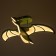 Chandelier "Dinosaur" LED 128W 3000-6000K green 66x66x17 cm Bayerlux