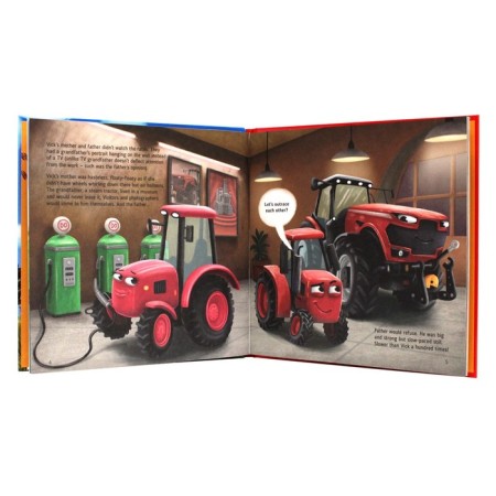 The book in English The Tractor Called Vick and the Big Race-1
