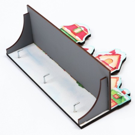 Key of plywood "Funned houses"-6