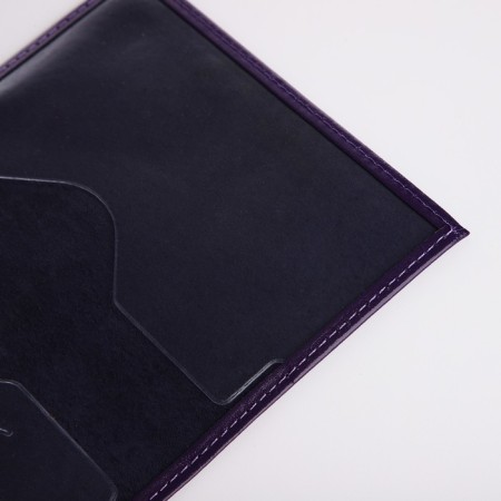 Passport cover, purple color-5