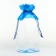 Cosmetic bag on the cord, the color is transparent/blue