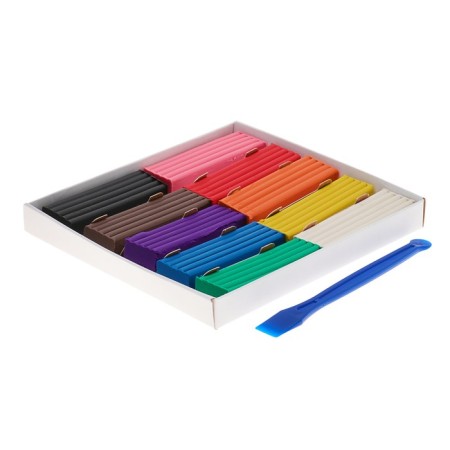 Plasticine 10 colors 200 g, Gamma "Classic", with stack, cardboard packaging 268016-3
