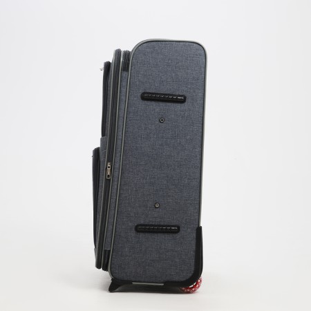 Big suitcase 28 ", lightning department, code castle, 3 wheels, 2 outer pockets, color gray color-2