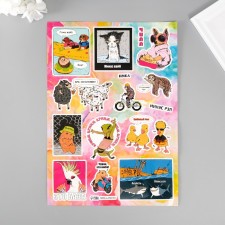 Slleng paper sticker 14.8x21 cm