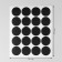 Cretaceous price tags "Circle" self -adhesive, black color, set of 5 sheets 17 × 14 cm