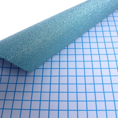 The film self -adhesive color Devente, 0.45 x 1 m, 100 μm, turquoise with sparkles-4