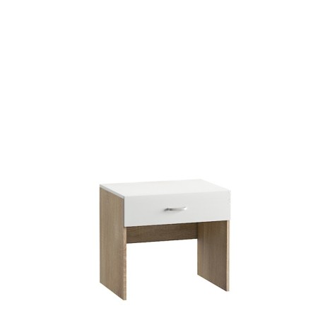 Linda Tumba, 600x436x550, Dub Sonoma/White