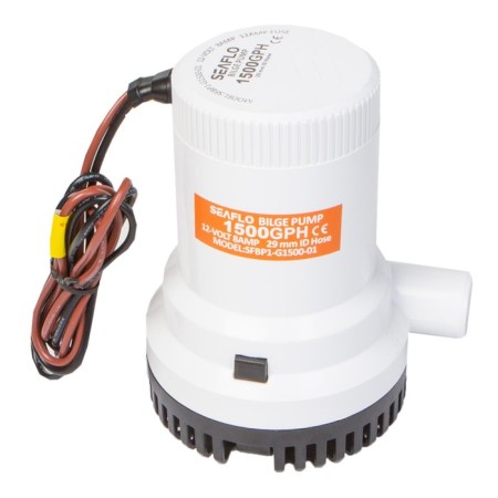 Dudging pump SEAFLO SFBP1-G1500-01 hold, electric, under the pipe 29 mm, 12V