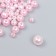 Beads for creativity plastic "Round. Pink powder" d = 3-8 mm, set 10 grams