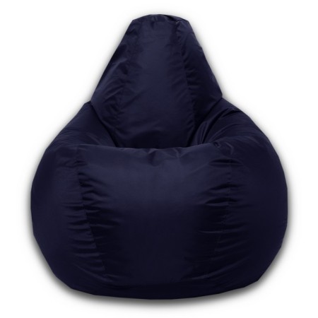 The hand-bag “pear” is positive, size m, diameter 70 cm, height 90 cm, oxford, dark blue color-1