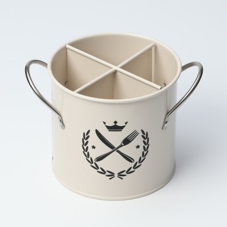 CROWN tablespoons stand, h = 13 cm, white color-2