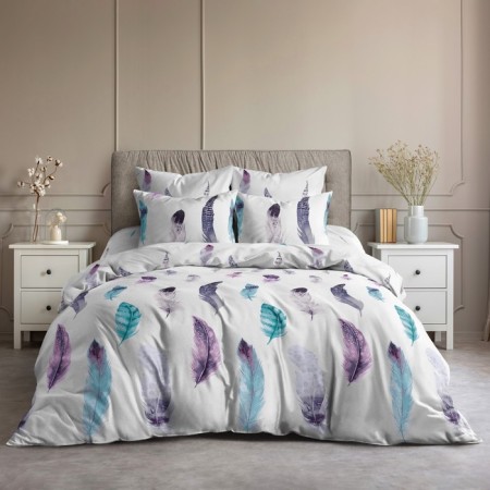 Bed linen 2pas Night is delicate stylus 175x215cm, 180x215cm, 70x70cm 2pcs, Poplin 110g HL100%