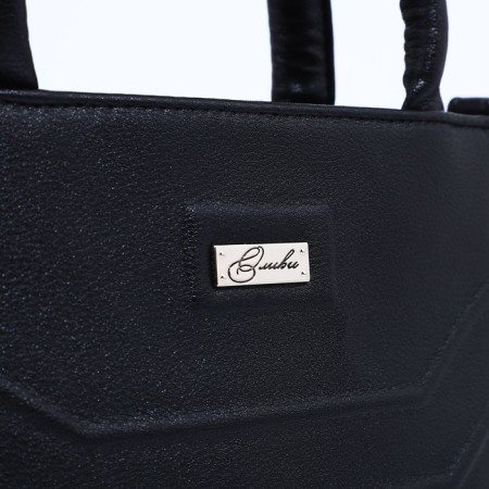 Olivi-tout bag on lightning, black color-4
