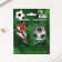Set of magnetic bookmarks 2 pieces "Football"