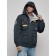 Male Winter jacket, size 48, dark blue color
