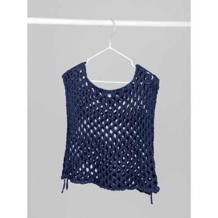 Knitted children's vests Amarobaby Mesh, height 128 cm, blue color-13