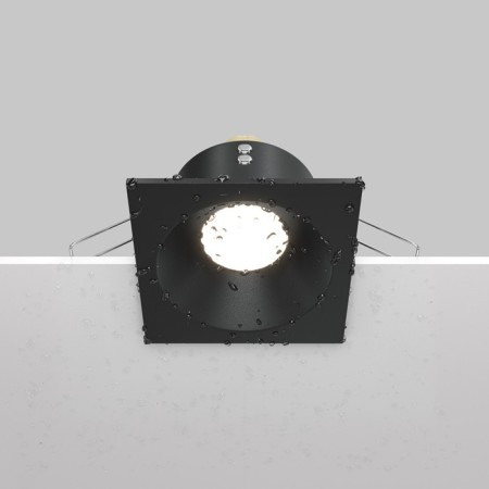 The built-in lamp Technical DL033-2-01B, 1x50W, 8.5x8.5x4.5 cm, GU10, Black Color Black-4