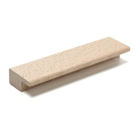 Bracket handle (151/128 mm) wooden, beech, 1pc-1