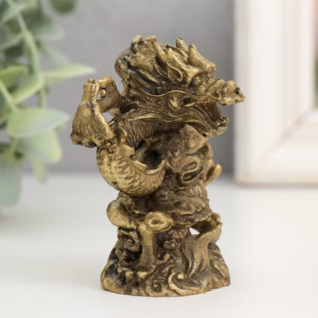NECKE Polystone for bronze "Dragon. Activation" 3.5x6x8 cm-2