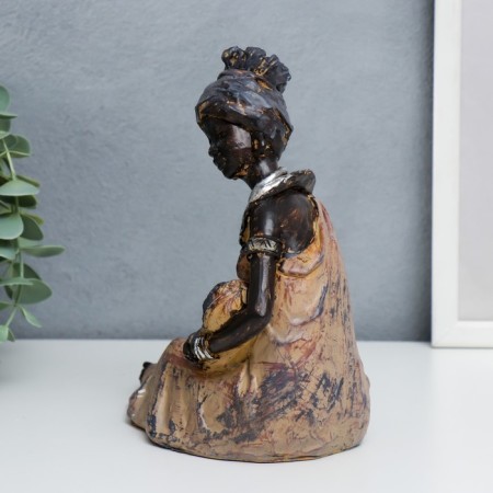 Souvenir Polystone "Mom with baby. Africa" ​​20x17 cm-2