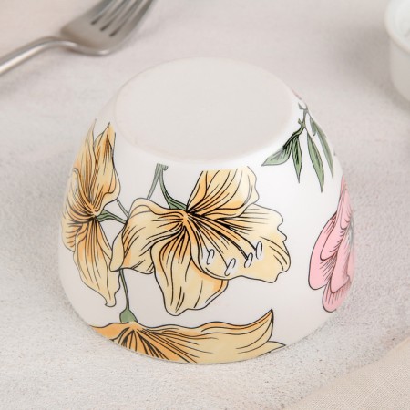 Ceramic bowl “Sicily”, 300 ml, 10 × 6.5 cm, white color-2