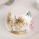 Ceramic bowl “Sicily”, 300 ml, 10 × 6.5 cm, white color
