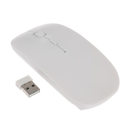 Mouse Luazon MB-1.0, wireless, optical, 1600 dpi, USB, white